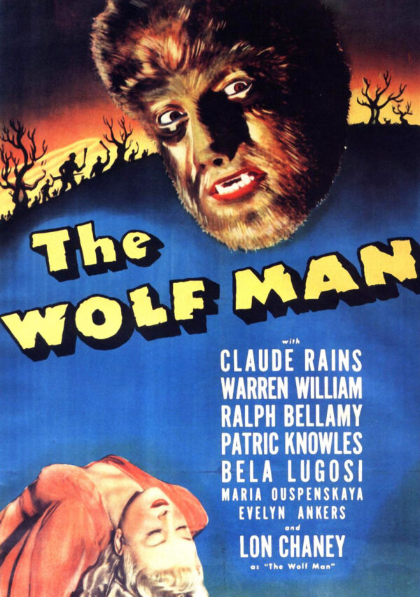 THE WOLF MAN  Movie Film Poster Print