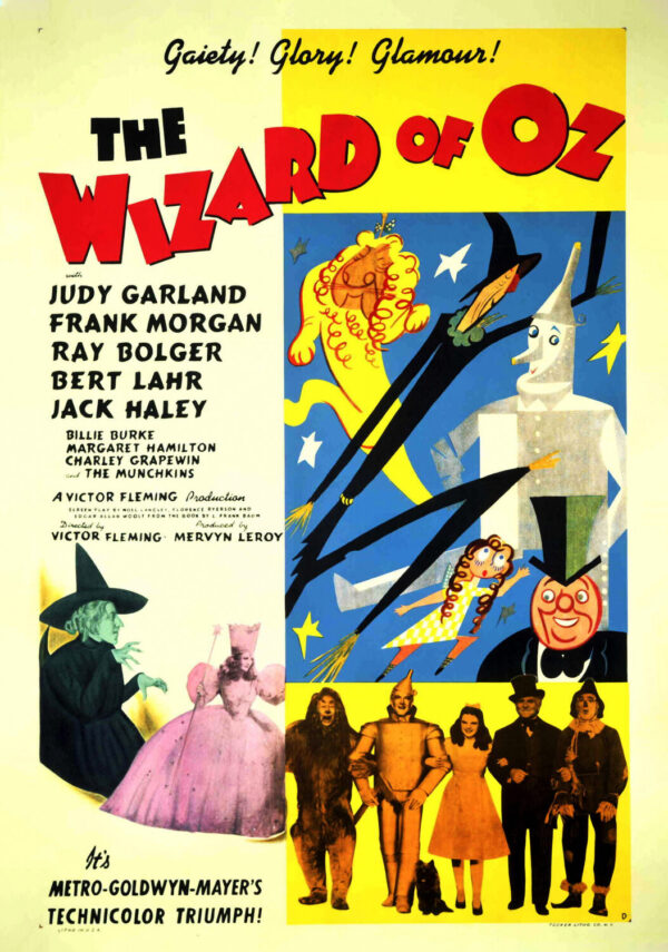 THE WIZARD OF OZ Movie Film Poster Print