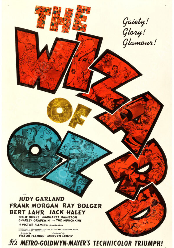 THE WIZARD OF OZ Movie Film Poster Print