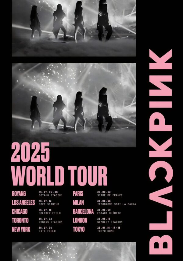 BLACKPINK Summer 2025 Stadium World Tour Poster Print