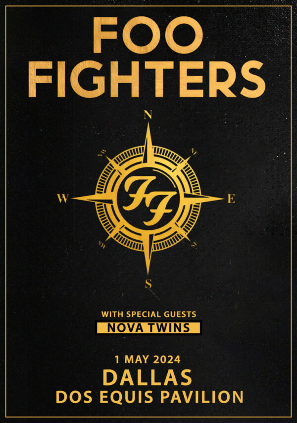 FOO FIGHTERS But Here We Are Tour: DALLAS Dos Equis Pavilion - 1 May 2024 Poster Print