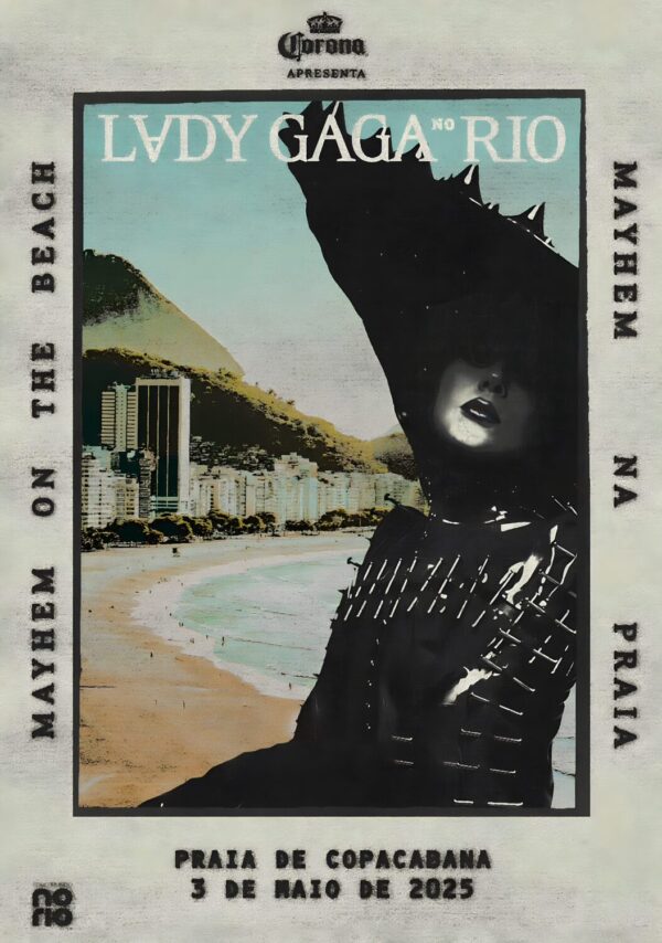 LADY GAGA Mayhem 2025 Tour: RIO Copacabana - 3 MAY 2025 Poster Print