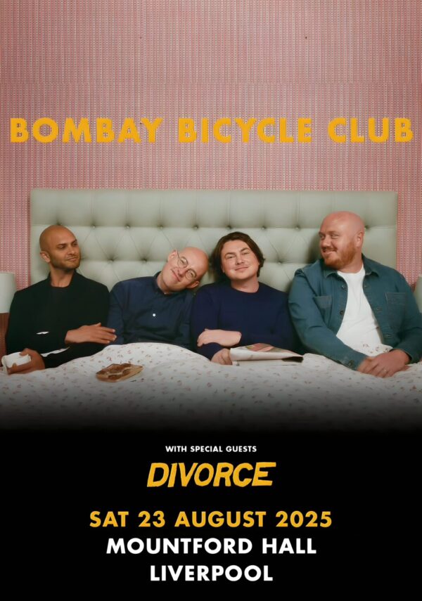 BOMBAY BICYCLE CLUB My Big Day 2025 Tour: LIVERPOOL Mountford Hall Poster