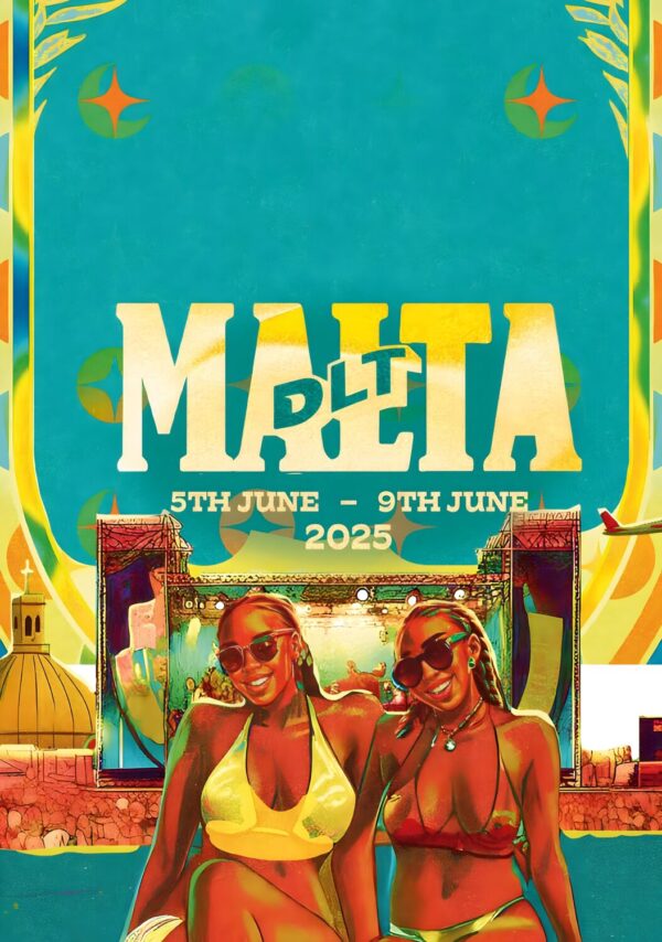 DLT MALTA 2025 FESTIVAL Askake - Latto Line Up Poster