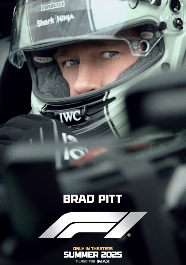 F1- Brad Pitt - Movie Film Poster Print