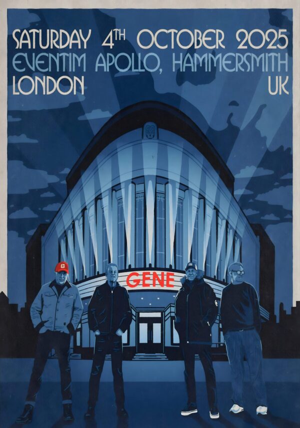 GENE (band) Live 2025 Tour: LONDON Eventim Apollo Poster