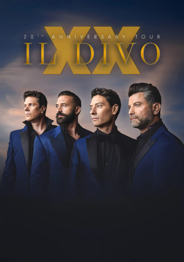 IL DIVO xx 20th Anniversary UK Tour Poster