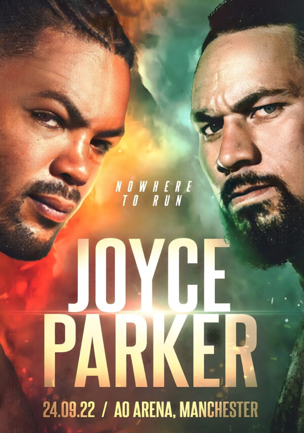 JOE JOYCE vs. JOSEPH PARKER Manchester 2022 Boxing Fight Poster Print