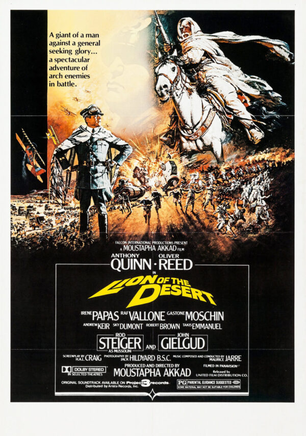 LION OF THE DESERT  Movie Film Poster Print