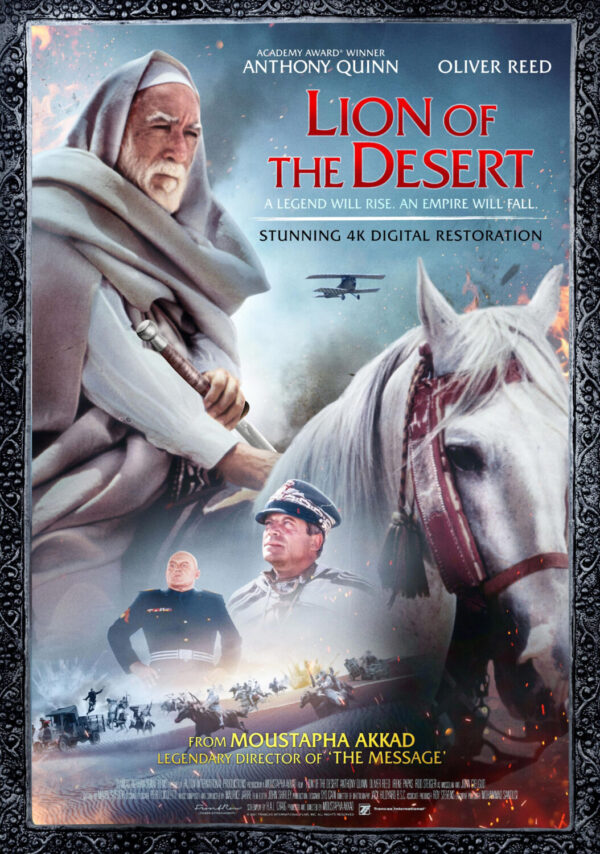 LION OF THE DESERT  Movie Film Poster Print