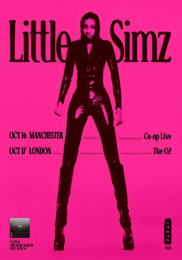 LITTLE SIMZ Lotus 2025 UK Tour: MANCHESTER - LONDON Poster