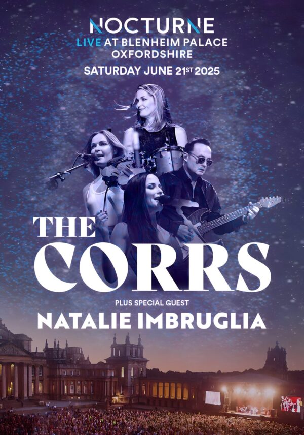 THE CORRS Nocturine Live at Blenhein Palace 2025 Tor Poster