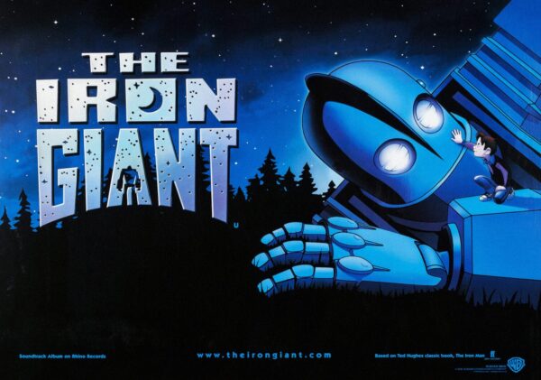 The Iron Giant Movie Poster - Classic 90's Vintage Poster