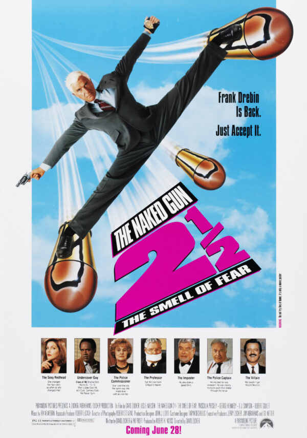 THE NAKED GUN 2 1/2 (TWO AND A HALF) Movie Film Poster Print