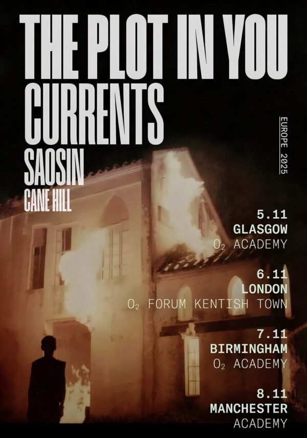 THE PLOT IN YOU Don't Look Away 2025 UK Tour Poster