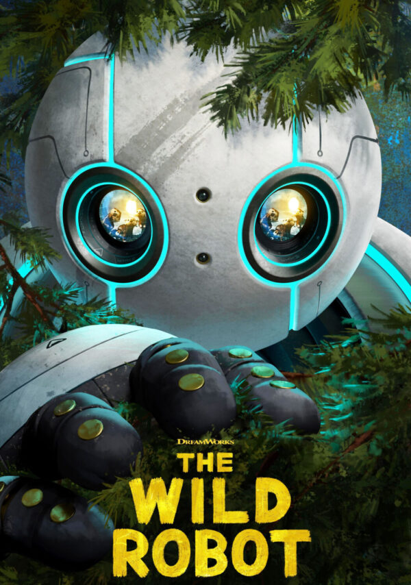 THE WILD ROBOT  Movie Film Poster Print
