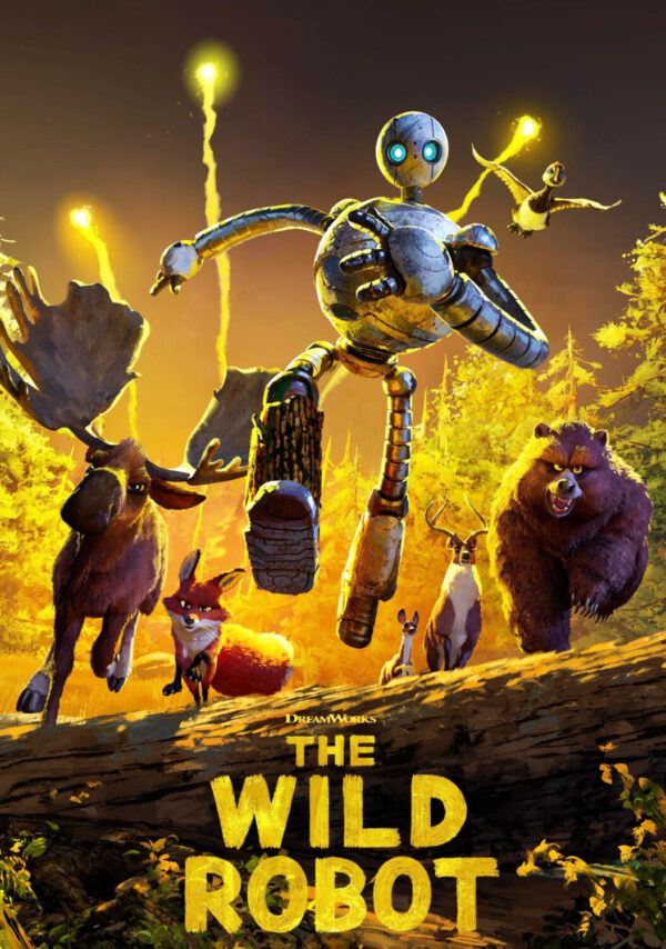 THE WILD ROBOT  Movie Film Poster Print