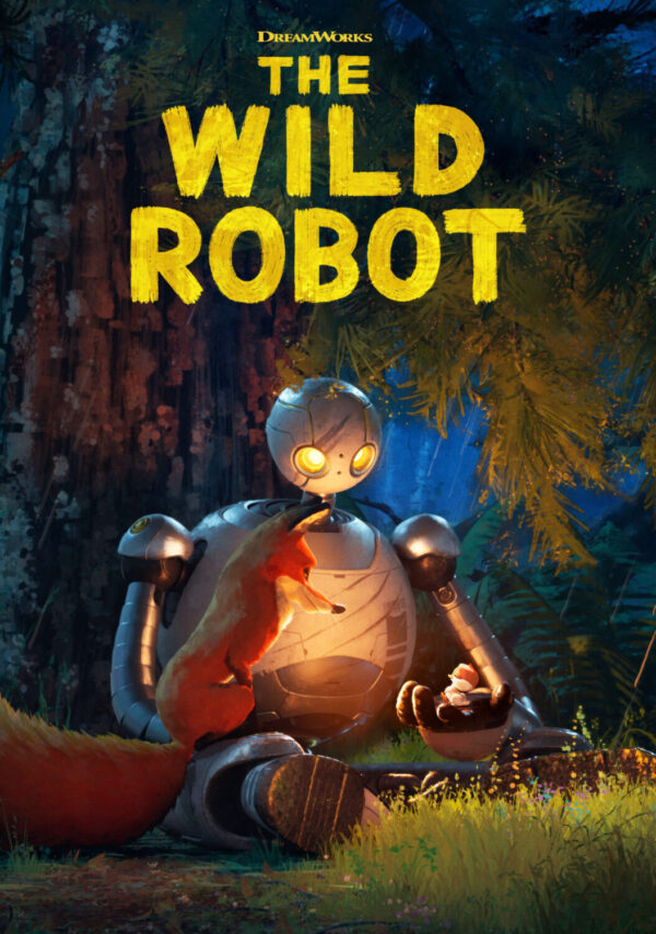 THE WILD ROBOT  Movie Film Poster Print