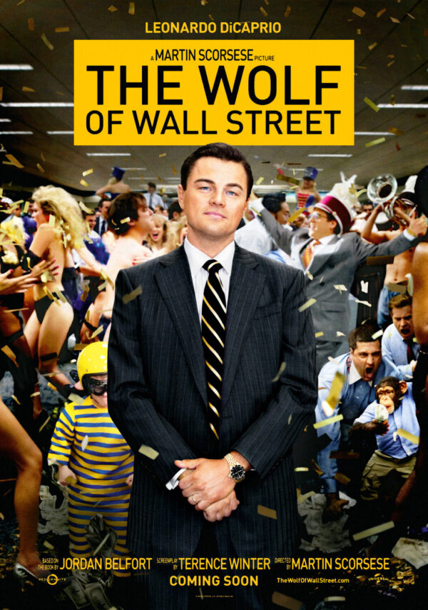 WOLF OF WALL STREET  Movie Film Poster Print