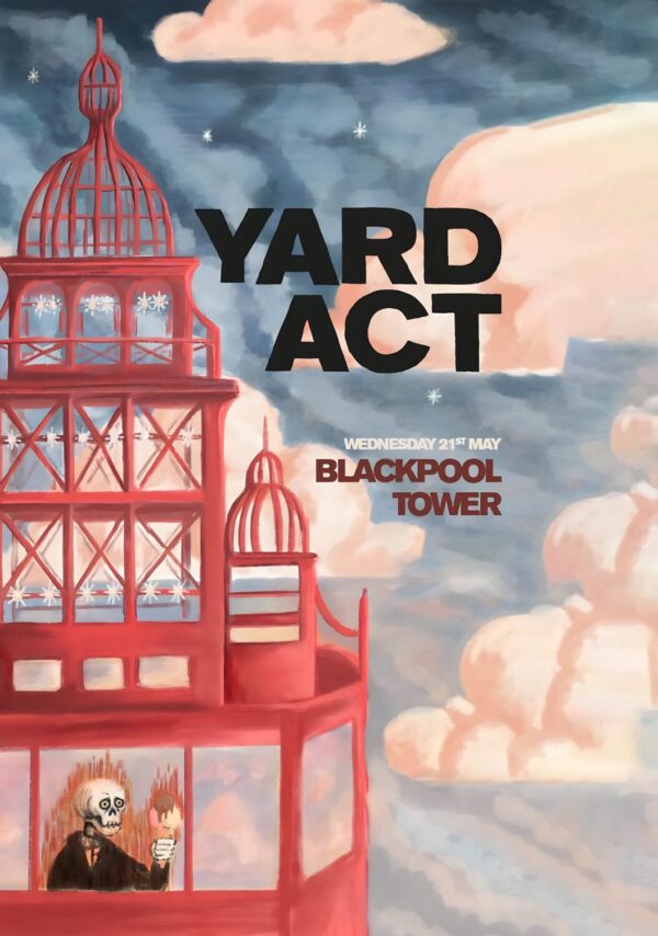 YARD ACT Where?s My Utopia 2025 Tour: BLACKPOOL Tower Poster