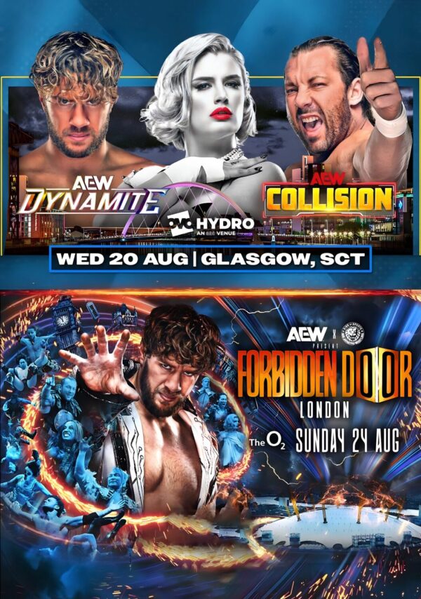 AEW Wrestling 2025 Dynamite - Collision - Forbidden Door: LONDON - GLASGOW Poster