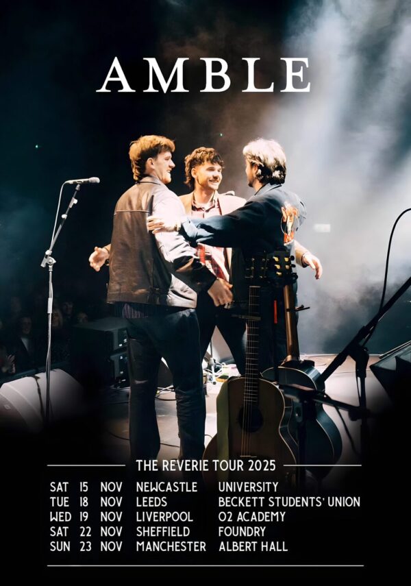 AMBLE (band) The Reverie 2025 UK Tour Poster