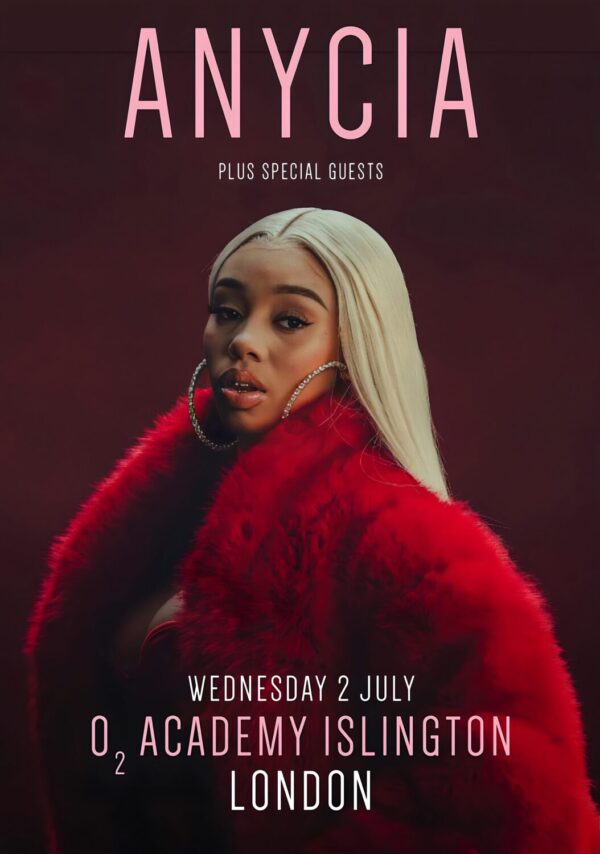 ANYCIA Princess Pop That 2025 UK Tour: LONDON Islington Academy Poster