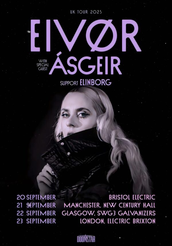 EIVOR Enn 2025 UK Tour 2025 Poster