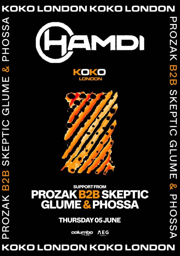 HAMDI Ktiba 2025 UK Tour: LONDON Koko Poster