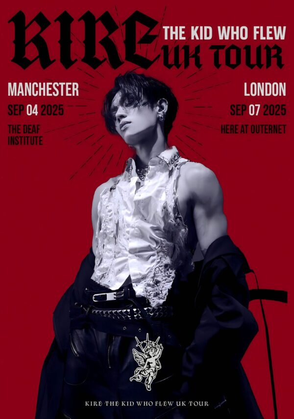 KIRE The Kid Who Flew 2025 UK Tour: MANCHESTER - LONDON Poster Print