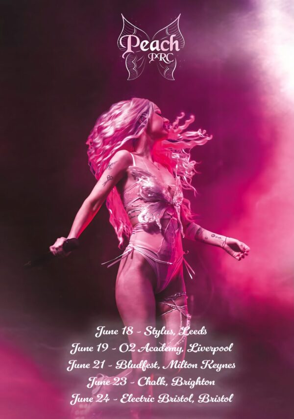 PEACH PRC Chapter 1 2025 UK Tour Poster