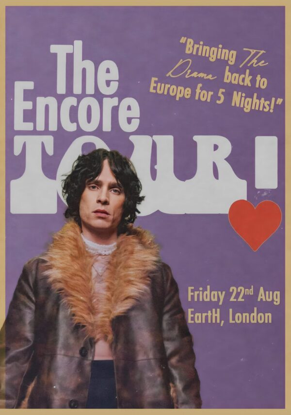 SPENCER SUTHERLAND Bringing The Drama Back 2025 UK Tour: LONDON EartH Poster