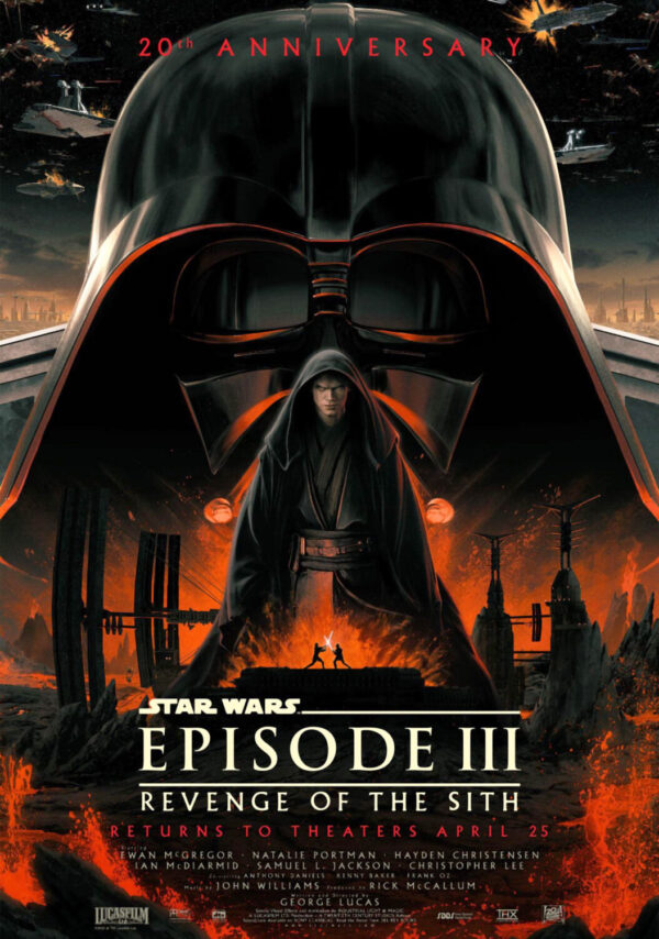 STAR WARS EPISODE III THREE REVENGE OF THE SITH Movie Film Poster