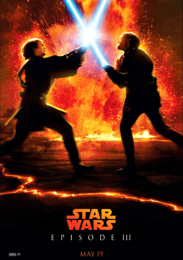 STAR WARS EPISODE III THREE REVENGE OF THE SITH Movie Film Poster Print