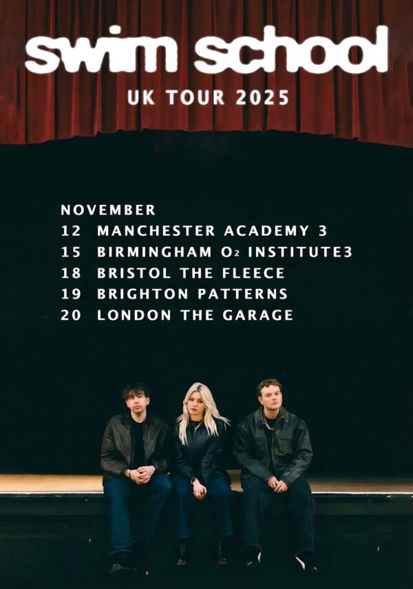 SWIM SCHOOL Alone With You 2025 UK Tour Poster