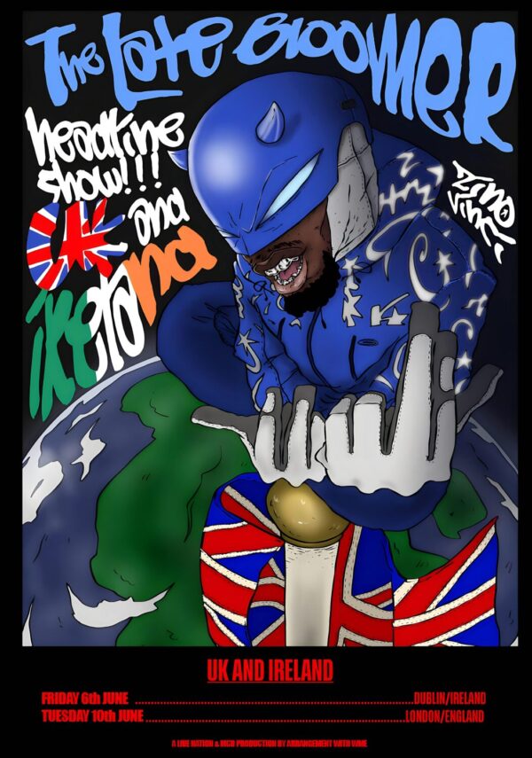 ZINO VINCI The Bloomer 2025 UK Tour: LONDON - DUBLIN Poster