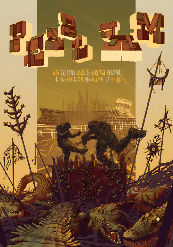 PEARL JAM Dark Matter 2025 Tour: NEW ORLEANS Jazz & Heritage Festival Poster Print
