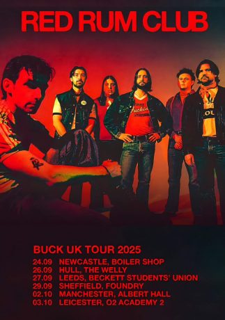 RED RUM CLUB Buck 2025 UK Tour Poster