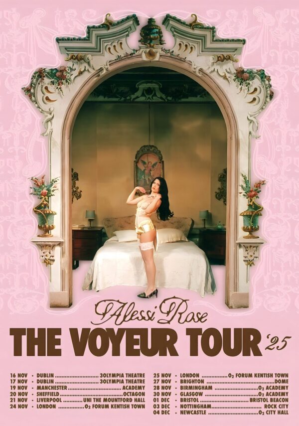 ALESSI ROSE The Voyeur 2025 UK & Ireland Tour Poster