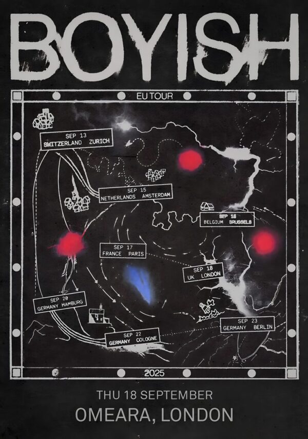 BOYISH Live 2025 UK & Europe Tour: LONDON Omara Poster