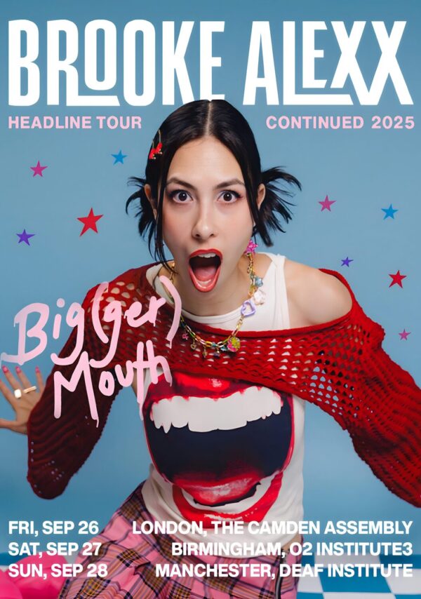 BROOKE ALEXX Headline Tour Continued 2025 UK Tour Poster