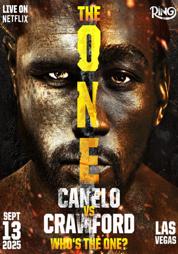 CANELO ALVAREZ vs. TERRANCE CRAWFORD Undisputed 2025 Las Vegas Boxing Fight Poster Print