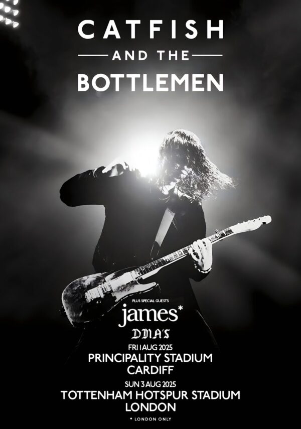 CATFISH & THE BOTTLEMEN Live 2025 UK Stadium Tour: CARDIFF - LONDON Poster