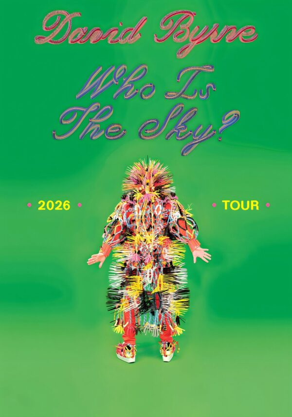 DAVID BYRNE Who Is The Sky? 2026 World Tour Poster