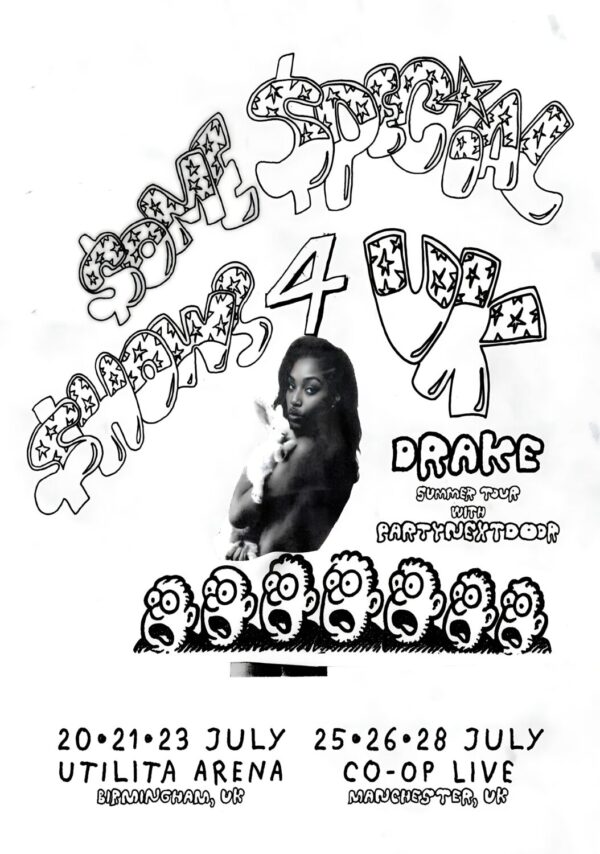 DRAKE Some Special Shows 4 UK 2025 Tour: BIRMINGHAM - MANCHESTER Poster