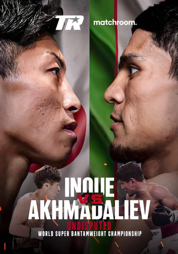 NAOYA INOUE vs. MURODJON AKHMADALIEV Tokyo Dome 2025 Boxing Fight Poster Print