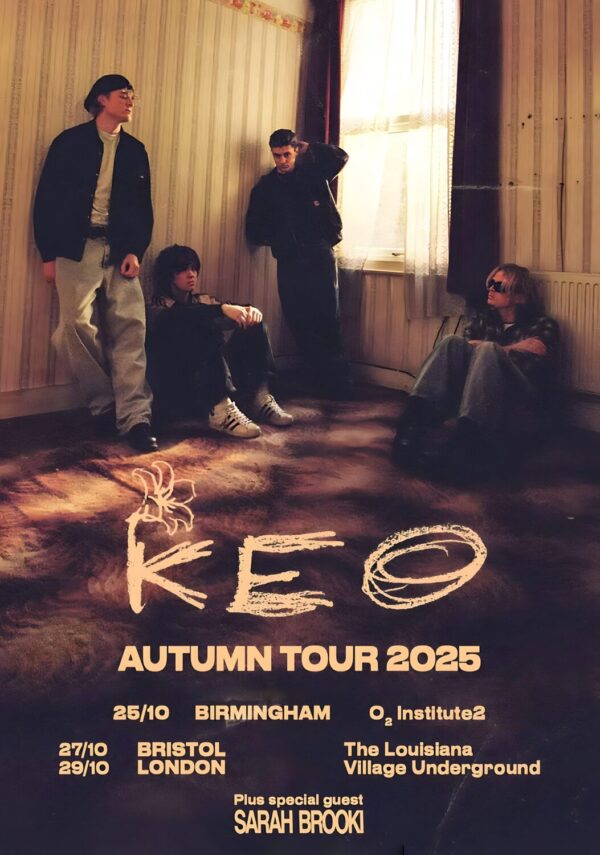 KEO (band) Siren 2025 UK Tour: LONDON - BIRMINGHAM Poster