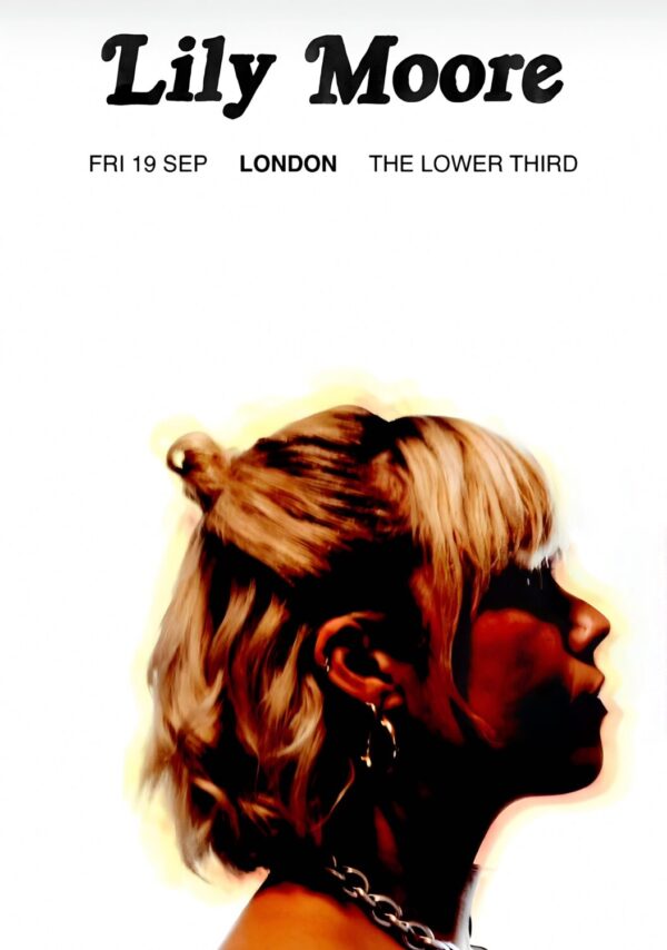LILY MOORE Live 2025 UK Tour: LONDON The Lower Third Poster