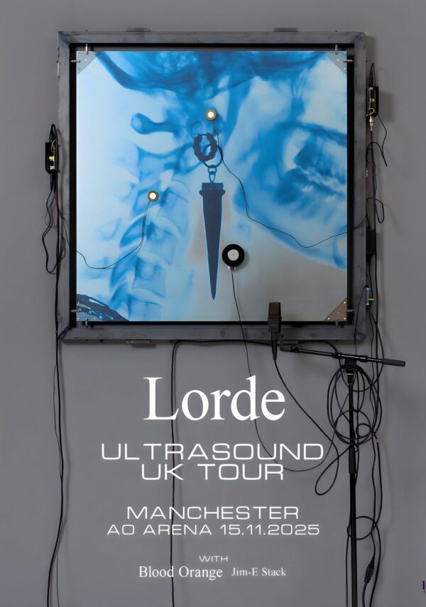 LORDE Ultra Sound 2025 UK Tour: MANCHESTER AO Arena Poster Print