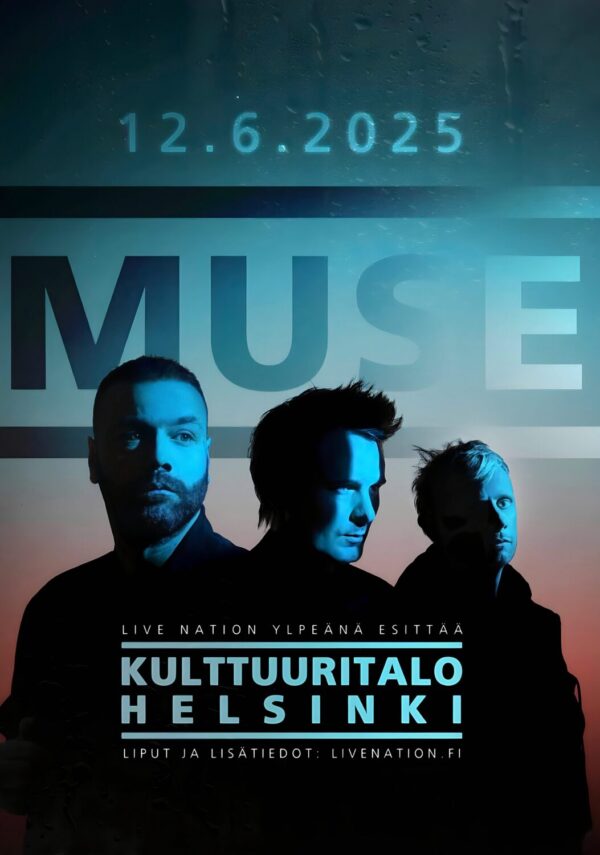 MUSE Live Summer 2025 Tour: HELSINKI Kulttuuritalo Poster